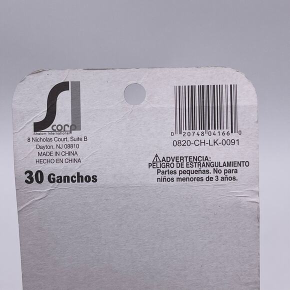 30 Vintage Plastic Barrettes Bejeweled brand W320774BA Colorful Retro NOS NEW - Picture 4 of 7